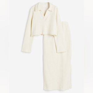 H&M MAMA 2 piece Top and Skirt Set